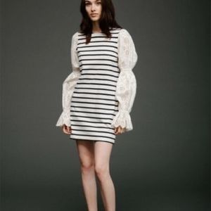 Sea New York Navy Stripe Mini Dress